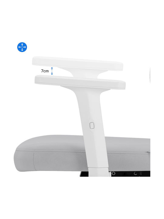SENSE7 Veno Scaun de Birou cu Brațe Reglabile Albă