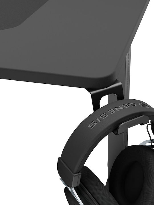 Γραφείο Gaming Holm Modular Ξύλινο Black 120x75x70εκ.