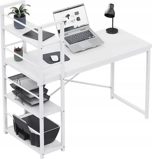Desk Leader 4.0 Wooden White 119.5x48x120cm
