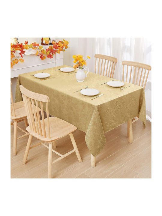 Față de masă Rezistent la pete Washable Waterproof Auriu 140x200cm