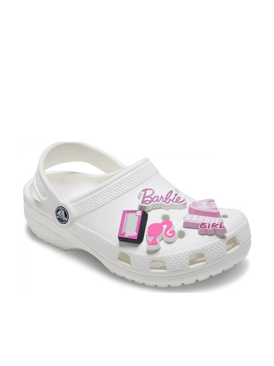 Crocs Jibbitz Brosche Barbie Girl Logo Rosa