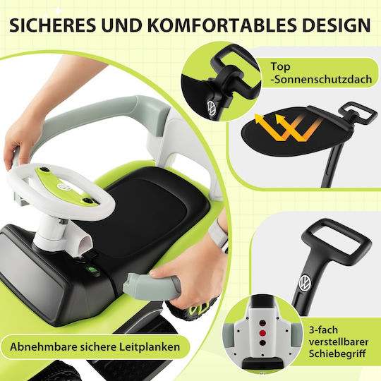 Kinder Auto Einsitzer Volkswagen Grün