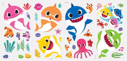 RoomMates Decor Autocolant Decorativ pentru Copii Perete Baby Shark