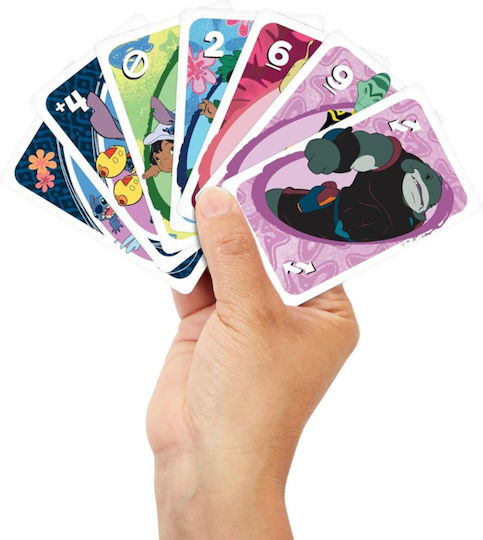 Board Game UNO Lilo & Stitch for 2-10 Players 7+ Years Old Mattel