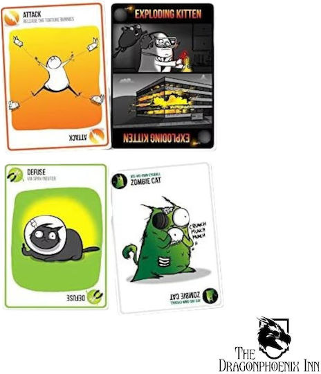 Επιτραπέζιο Παιχνίδι (Self Published) Exploding Kittens: NSFW Deck για 2-5 Παίκτες 18+ Ετών (EN) Exploding Kittens