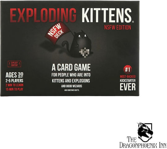 Επιτραπέζιο Παιχνίδι (Self Published) Exploding Kittens: NSFW Deck για 2-5 Παίκτες 18+ Ετών (EN) Exploding Kittens