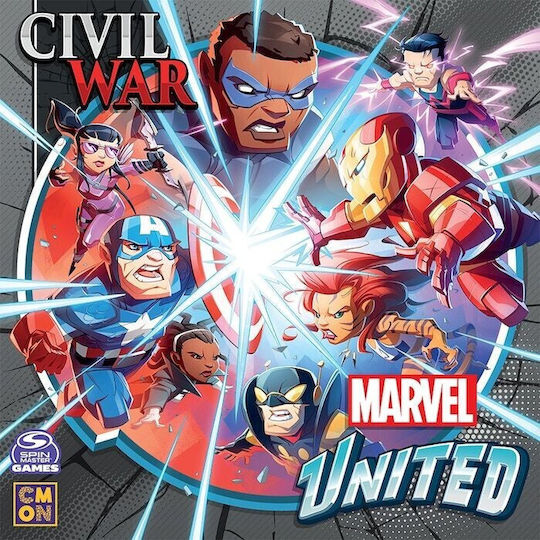 Επέκταση Παιχνιδιού Marvel United - Civil War για 2-6 Παίκτες 14+ Ετών (EN) Cool Mini Or Not