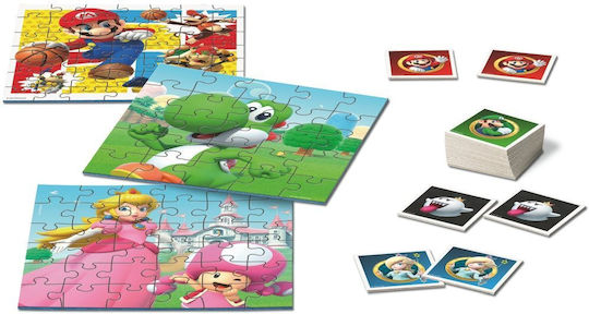 Brettspiel Memory & Puzzles Super Mario für 1 Spieler 4+ Jahre (EN) Ravensburger