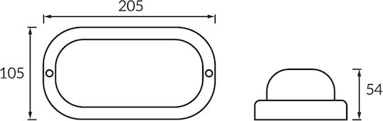 Struhm Стенно Външно Осветително Тяло LED 11W Struhm Стенно Външно Осветително Тяло LED 11W