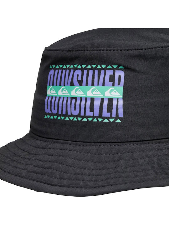 Quiksilver Safari Boonie Υφασμάτινo Ανδρικό Καπέλο Στυλ Safari Μαύρο