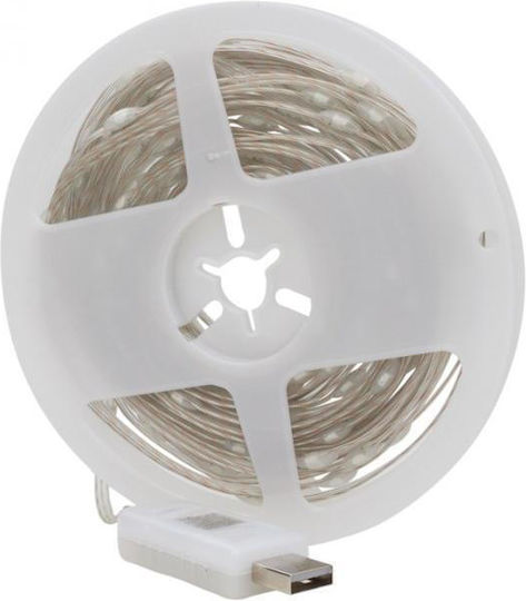 Eco Light Водоустойчива LED Лента 5V RGB Светлина 10м с Захранване