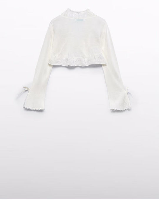 Kids Bolero Knitted Cream