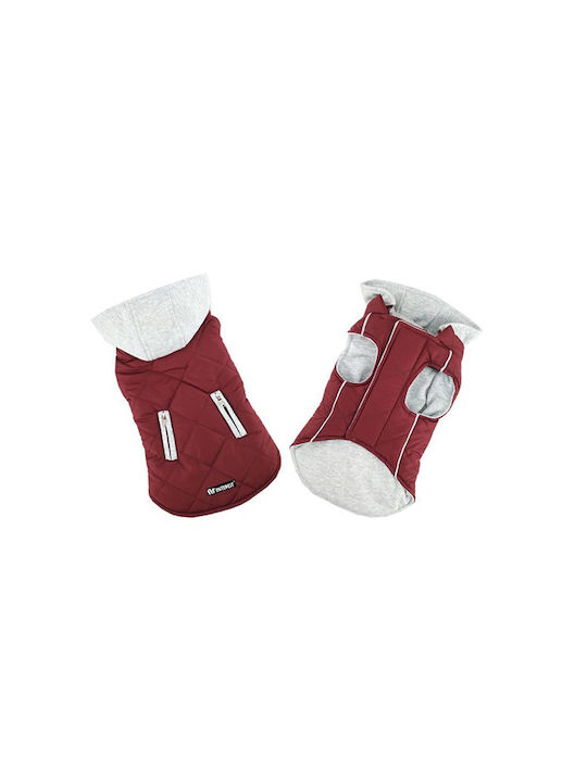 Pet Interest Sportive Jacket Μπουφάν Σκύλου με Κουκούλα Καφέ Small