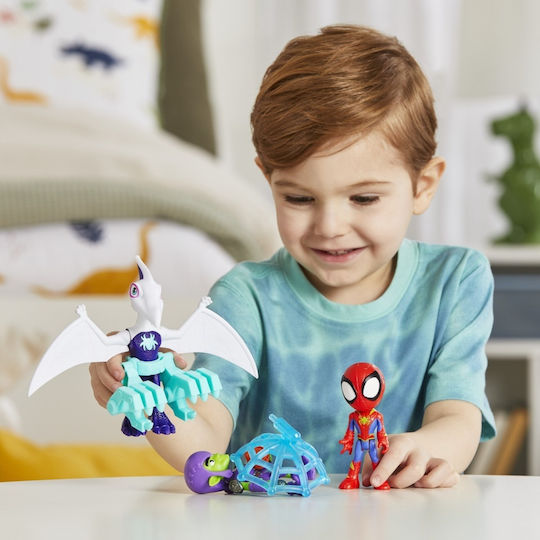 Action-Figur His Amazing Friends Spidey Hero Dino Spider-Man Ghostasaurus and Spidey 10cm.