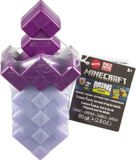 Φιγούρα Δράσης Mini Mode - Mining Purple Minecraft για 6+ Ετών 5εκ.