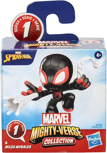 Action Figure Miles Morales Spider-Man Mighty-Verse Miles Morales for 4+ years old Years 6cm.