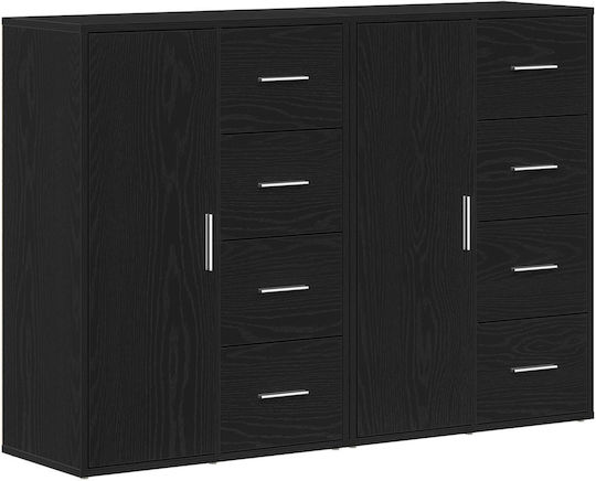 Μπουφές Black 120x31x84cm