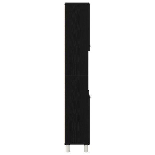 vidaXL Dulap Coloană Pentru Baie Pe Pardoseală M30xL30xÎ179cm Stejar