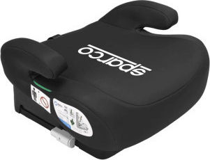 Sparco Baby Car Seat Booster i-Size with Isofix Black 22-36 kg