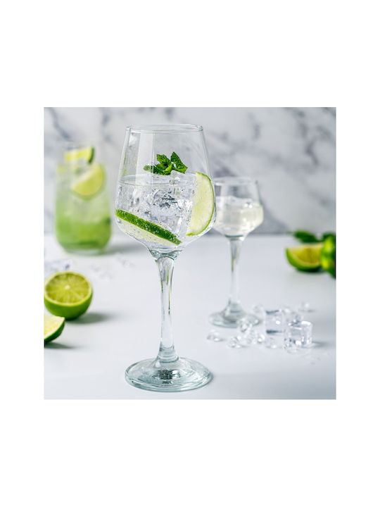 Luigi Ferrero Set Gläser Cocktail/Trinken aus Glas 295ml 6Stück