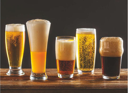Uniglass Nonic Glass Beer, μπίρας made of Glass 330ml