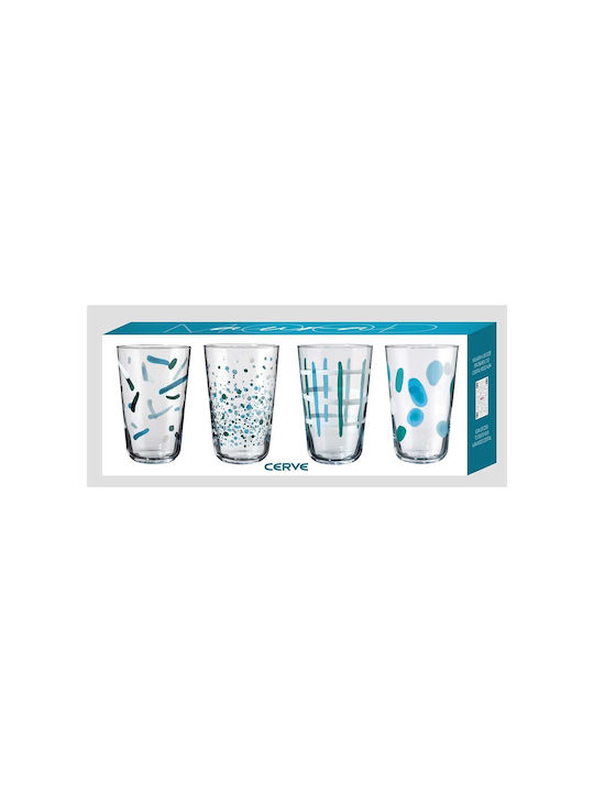 Marva Set Gläser Wasser aus Glas 400ml 4Stück