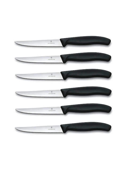 Victorinox Swiss Classic Μαχαίρια Steak από Ανοξείδωτο Ατσάλι 11cm 6τμχ