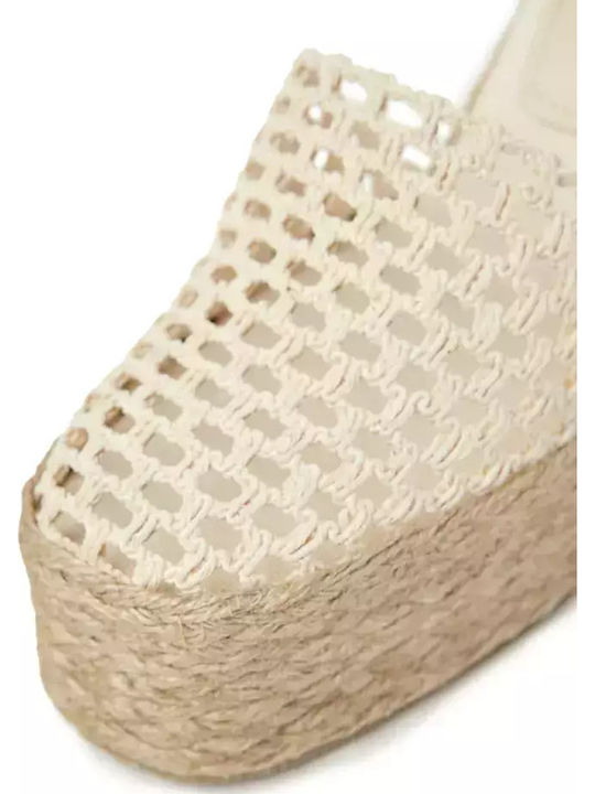 Women's Platform Espadrilles Beige