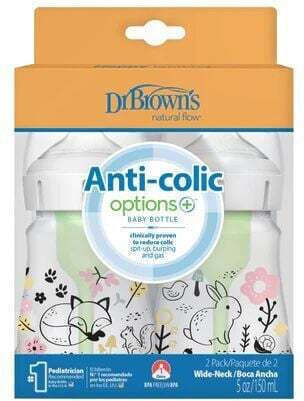 Dr. Brown's Plastic Baby Bottle Anti-Colic with Silicone Nipple for 0+, 0+ m, months 150ml 2pcs