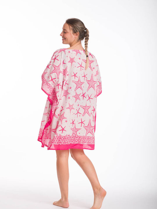 Rima Beachwear Women's Caftan Beachwear Fuchsia