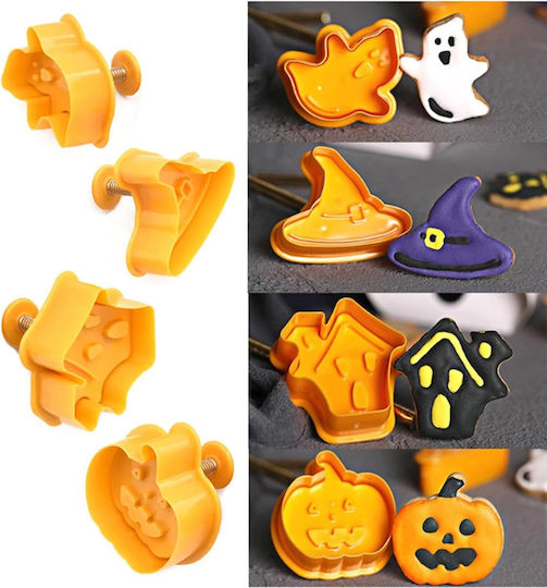 Halloween Cookie Cutter Set 4 Pieces 4 Designs