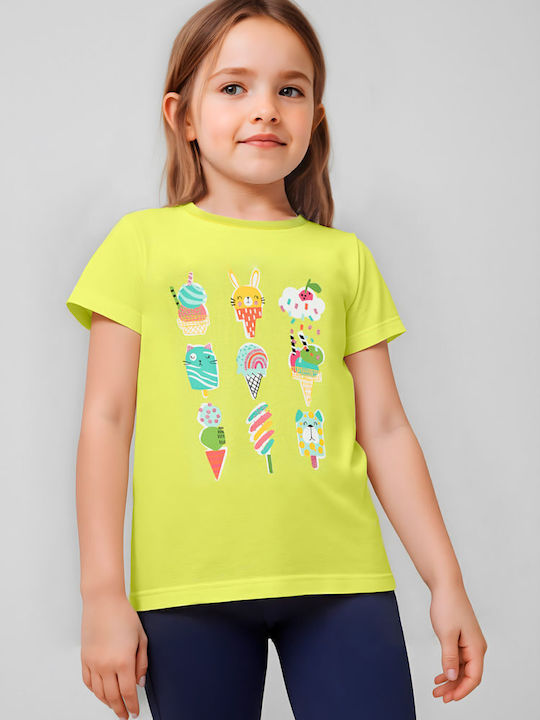 Παιδικό T-shirt Κίτρινο