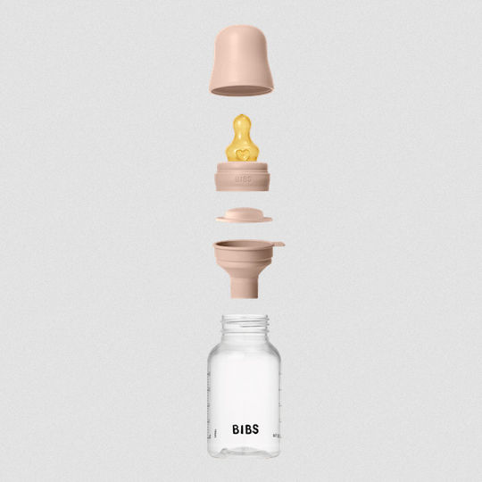 Bibs Plastikflasche Gegen Koliken mit Kautschuksauger für 0+, 0+ m, Monate Pink 150ml