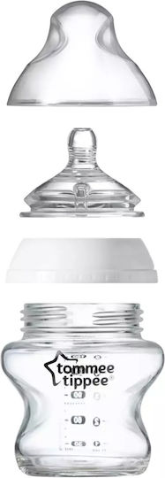 Tommee Tippee Σετ Πλαστικά Μπιμπερό Closer To Nature Κατά των Κολικών με Θηλή Σιλικόνης για 0+ μηνών 9τμχ