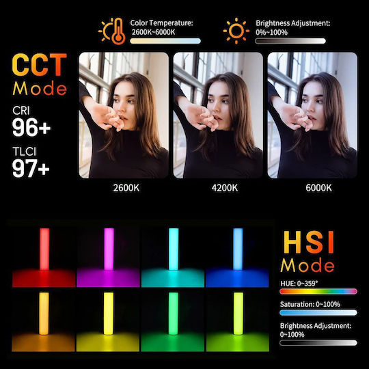 Feelworld Mt2 RGB тръбна светлина