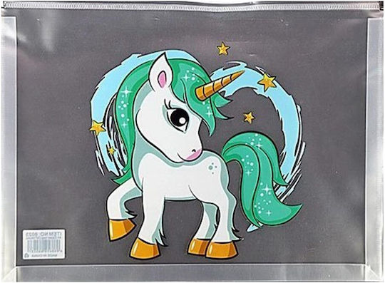Mapă cu fermoar Foska A4 Df1030 Unicorn Diverse modele Fsdf103xa