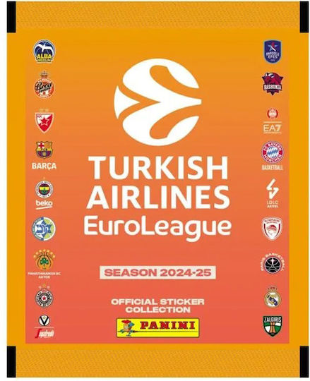 Panini Autocolante Panini Euroleague 2024- 2025 pentru copii de 3+ ani+ ani 50buc