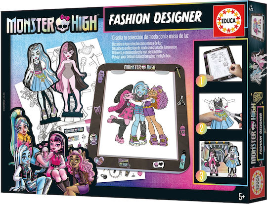 Educa Monster High Fashion Designer Malset für Kinder ab 5 Jahren