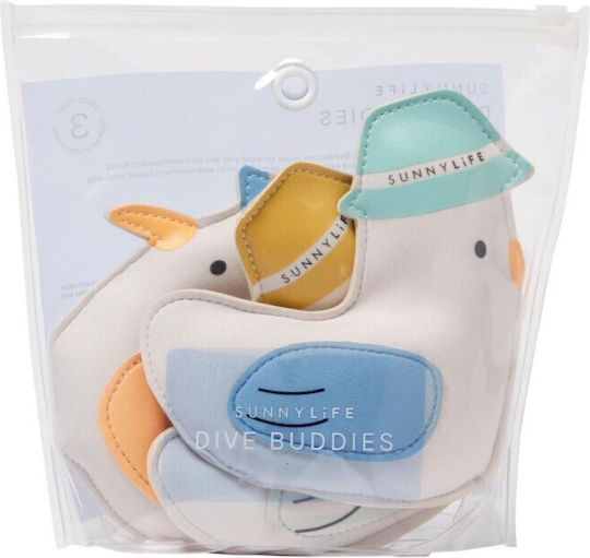 Sunnylife Tauchspiel Tauchfreunde Sid Möwe Multi 3er-Set