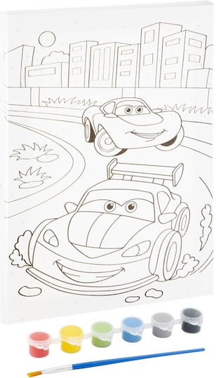 Grafix Καμβάς Ζωγραφικής Νούμερα Cars 30x20cm