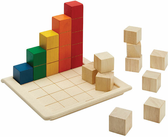 Plan Toys Κύβοι Για Μέτρημα Educational Game Knowledge made of Wood for 3+ years Years Old
