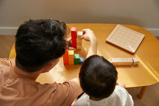 Plan Toys Κύβοι Για Μέτρημα Educational Game Knowledge made of Wood for 3+ years Years Old