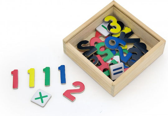 Magnetic Letters Set Beam Wood 52 Pieces