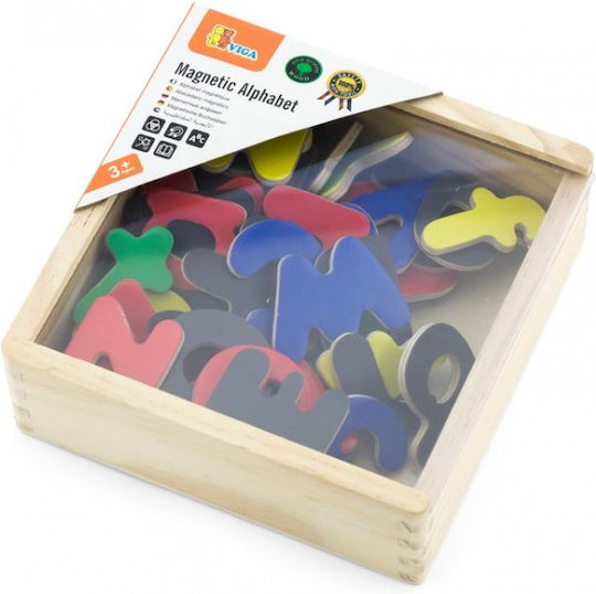 Magnetic Letters Set Beam Wood 52 Pieces