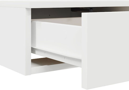 vidaXL Bettkasten aus Holz White 80x36.5x16.5cm