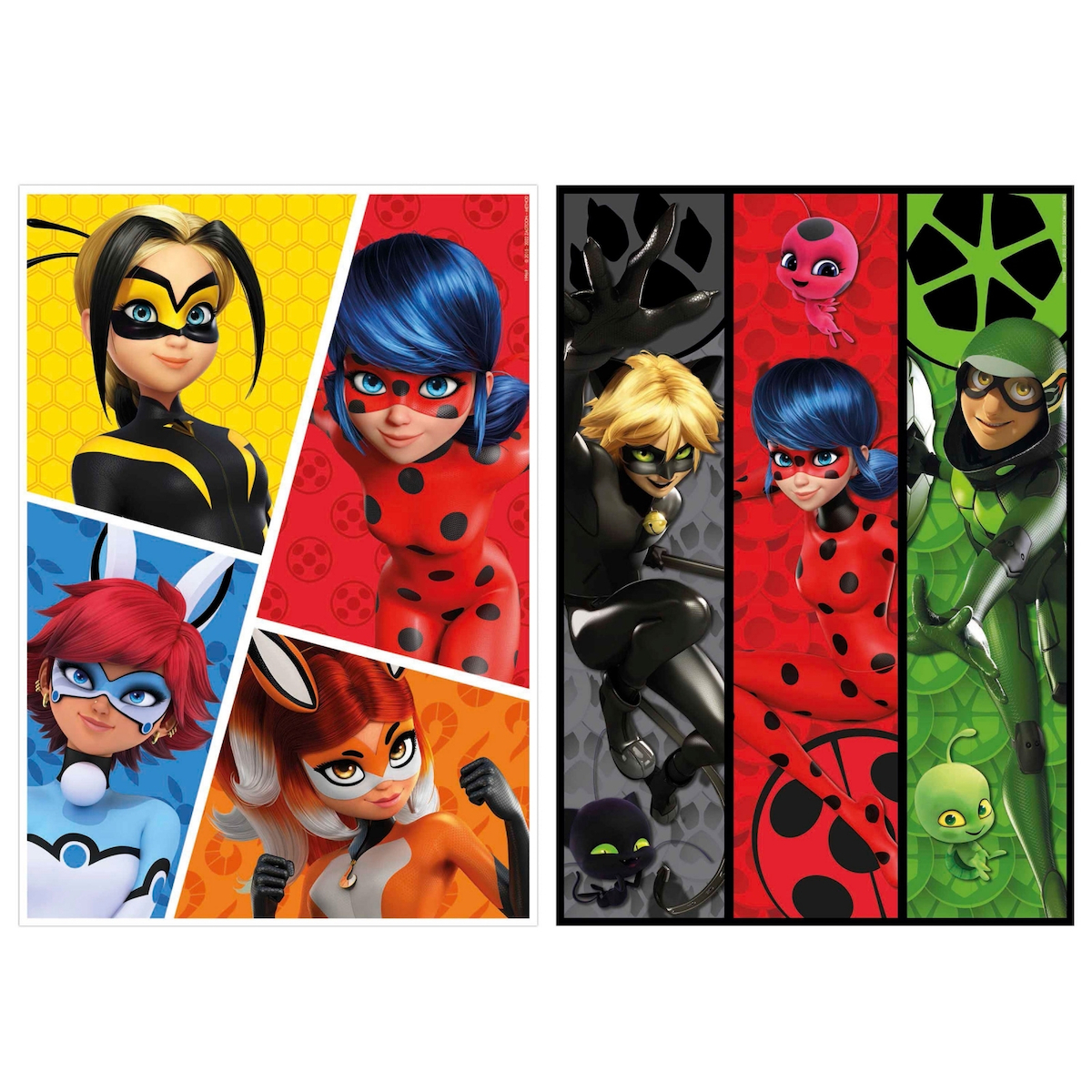 Puzzle Miraculous Ladybug 2x100 piese | Skroutz Romania