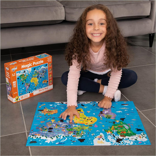 Puzzle pentru Copii Hartă Mondială pentru 4+ ani+ Ani 50buc Galt Toys