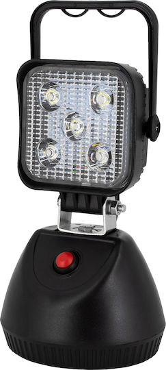GloboStar Arbeitsbeleuchtung Batterie LED IP54 mit einer Helligkeit von bis zu 2500lm mit Ladekabel für Auto & Steckdose