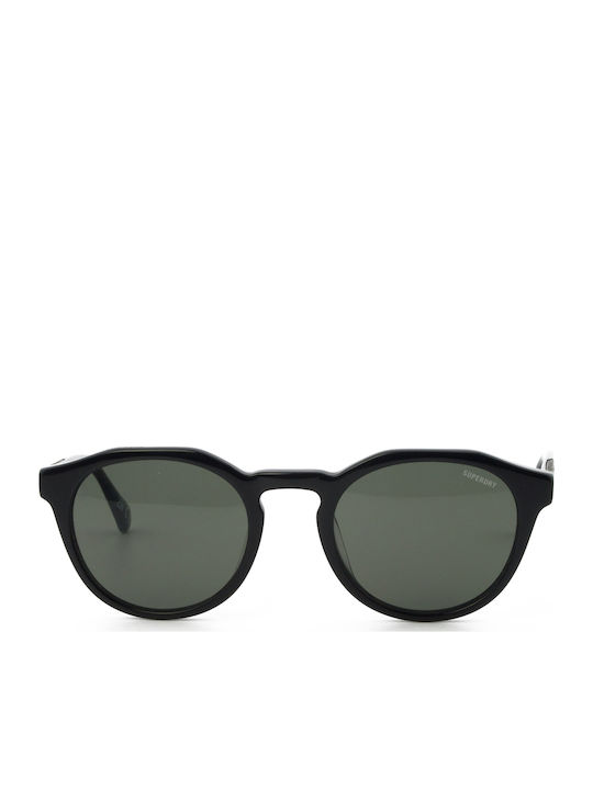 Superdry Men's Sunglasses with Black Plastic Frame and Black Lens SDS 5012 104