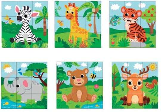Holzpuzzle Kinderpuzzles 24 Teile Luna